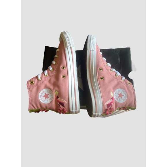 Converse Chuck Taylor All Star 3D Blooms Hummingbirds High Top Sneakers Kids 5.5 - Picture 4 of 8